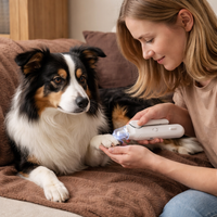 Klosax och klotrimmer för hund och katt med - led ljus